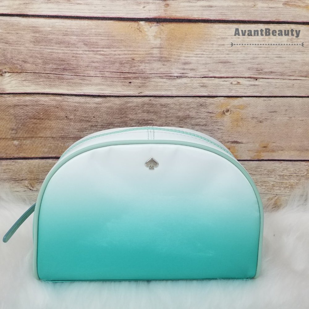 Kate Spade medium dome cosmetic dome Fiji green